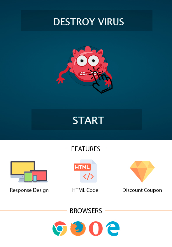 Destroy Virus | HTML5 - 1